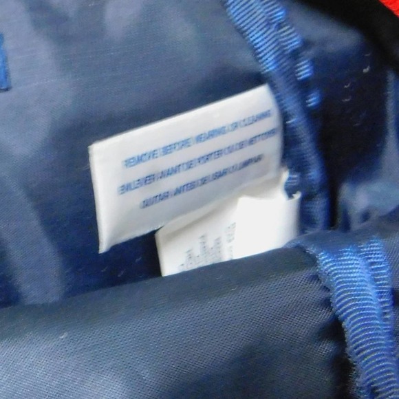 Small Tommy Hilfiger Blue Velvet embroidered backpack - Picture 6 of 6